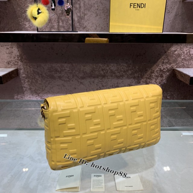 FENDI精品女包 芬迪2020最新顏色手提肩背包 Fendi大號綿羊皮法棍包 fdzg2547